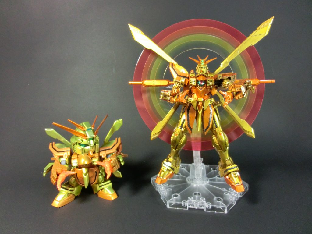 BB戦士ゴッドガンダムと共演