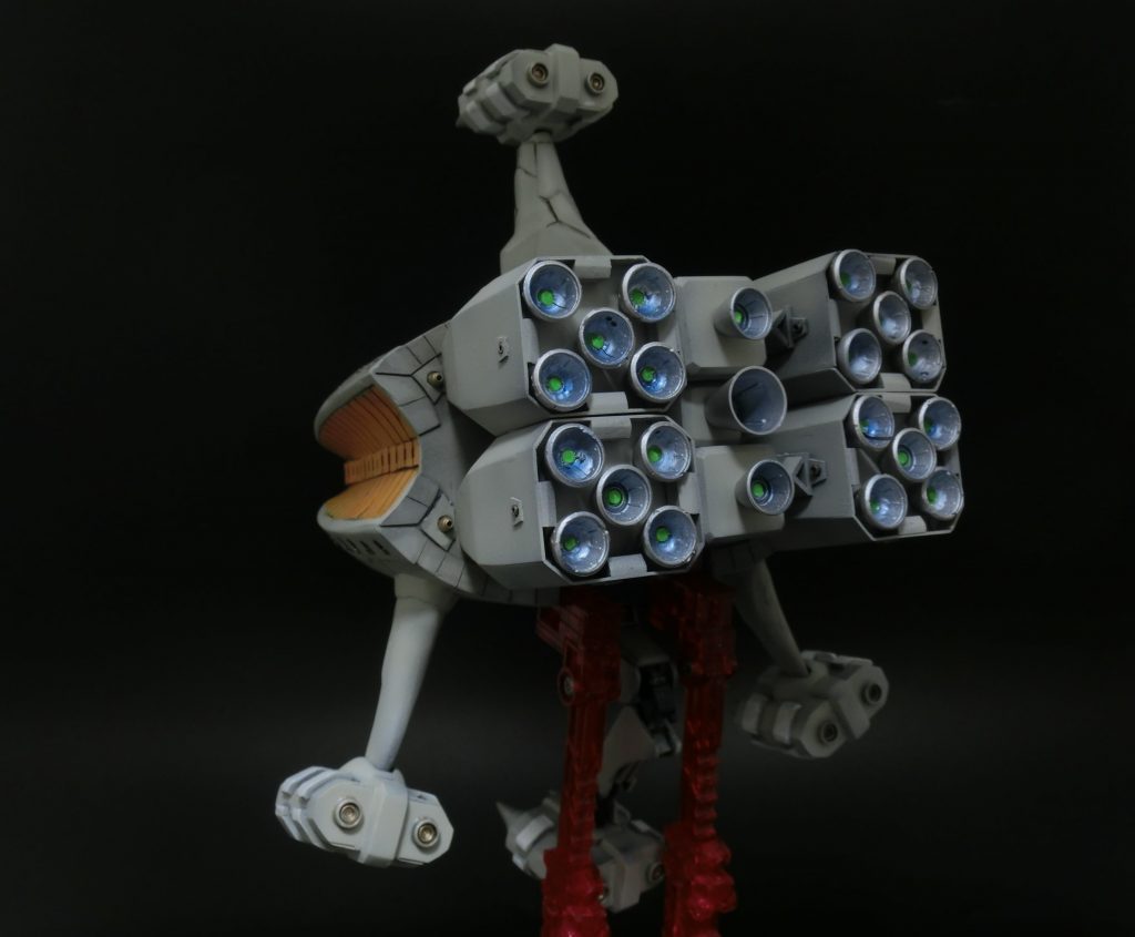 バーニアはレジンでコピーしていますので、よく見ると歪んでたりします。