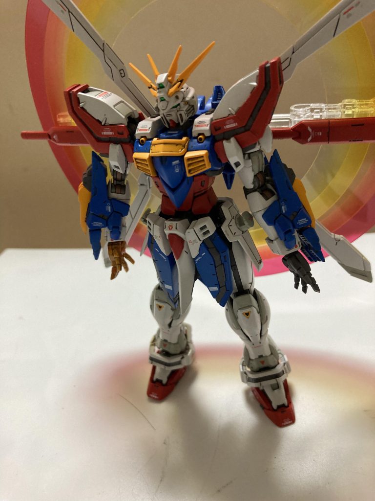 背中が燃えてます