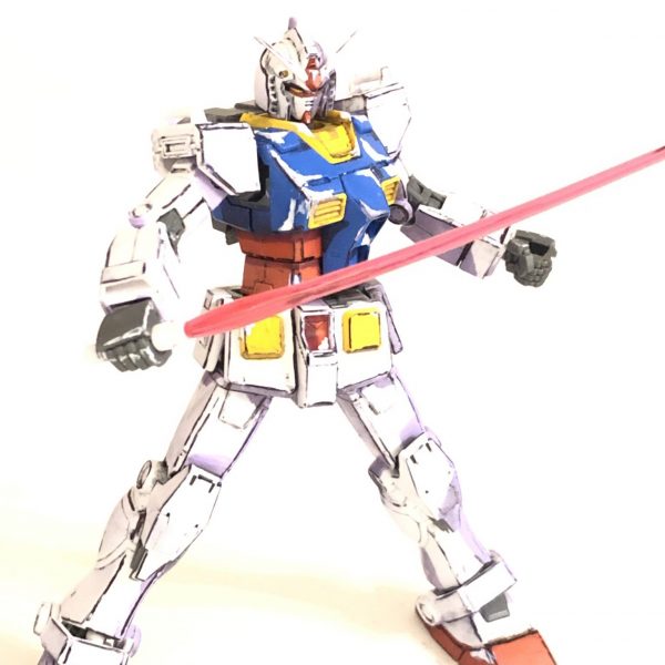 初投稿です。最近流行りのイラスト風ガンダムです。