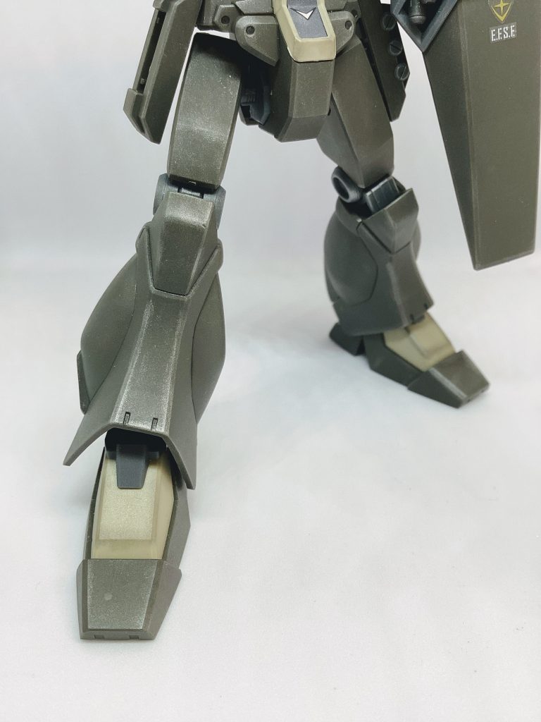 足のドライブラシがいい感じに出来ました