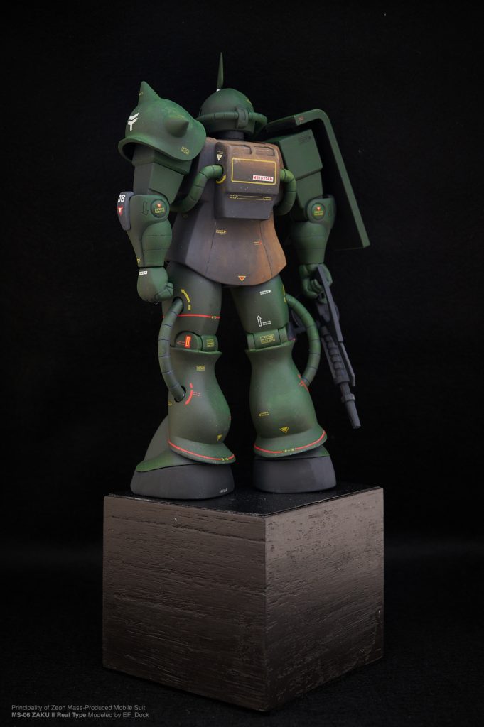 1/100 MS-06 ZAKU REAL TYPE リアルタイプ ザク–4枚目/制作者：EF_Dock