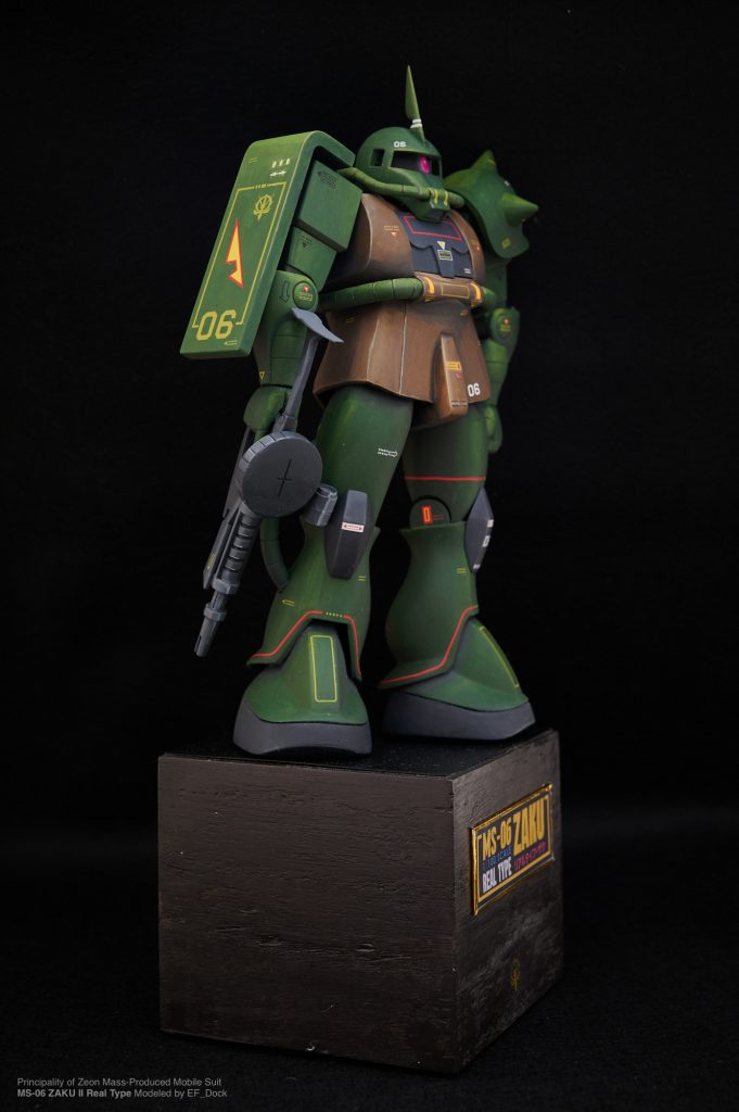 1/100 MS-06 ZAKU REAL TYPE リアルタイプ ザク–3枚目/制作者：EF_Dock