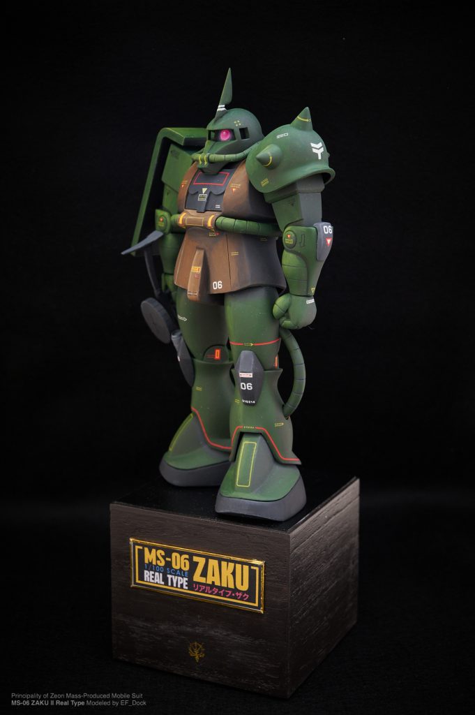 1/100 MS-06 ZAKU REAL TYPE リアルタイプ ザク–5枚目/制作者：EF_Dock