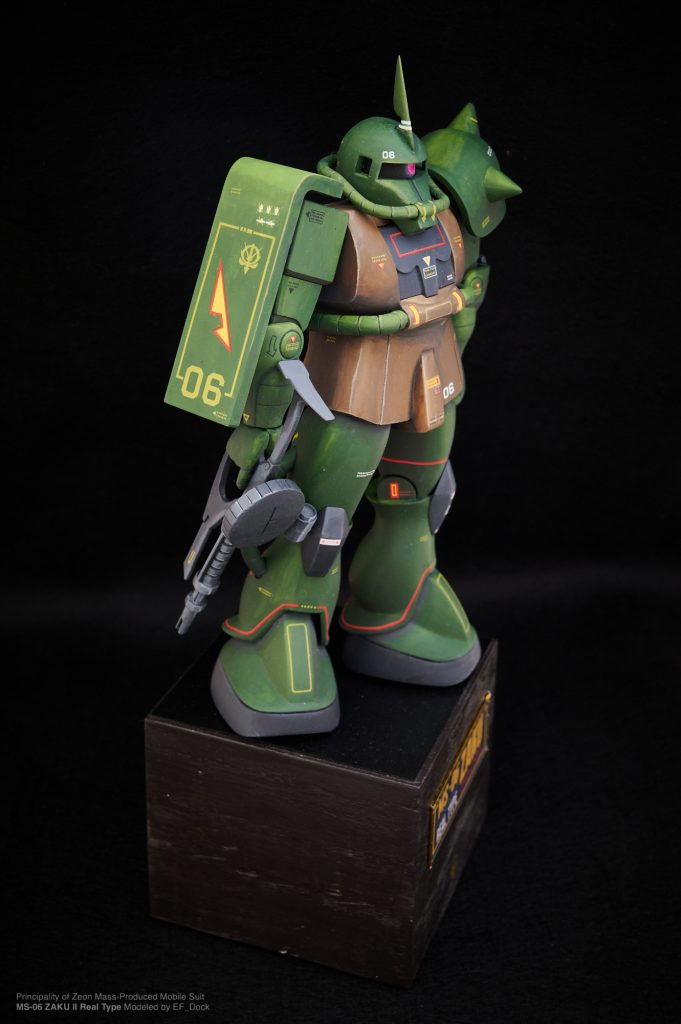 1/100 MS-06 ZAKU REAL TYPE リアルタイプ ザク–6枚目/制作者：EF_Dock