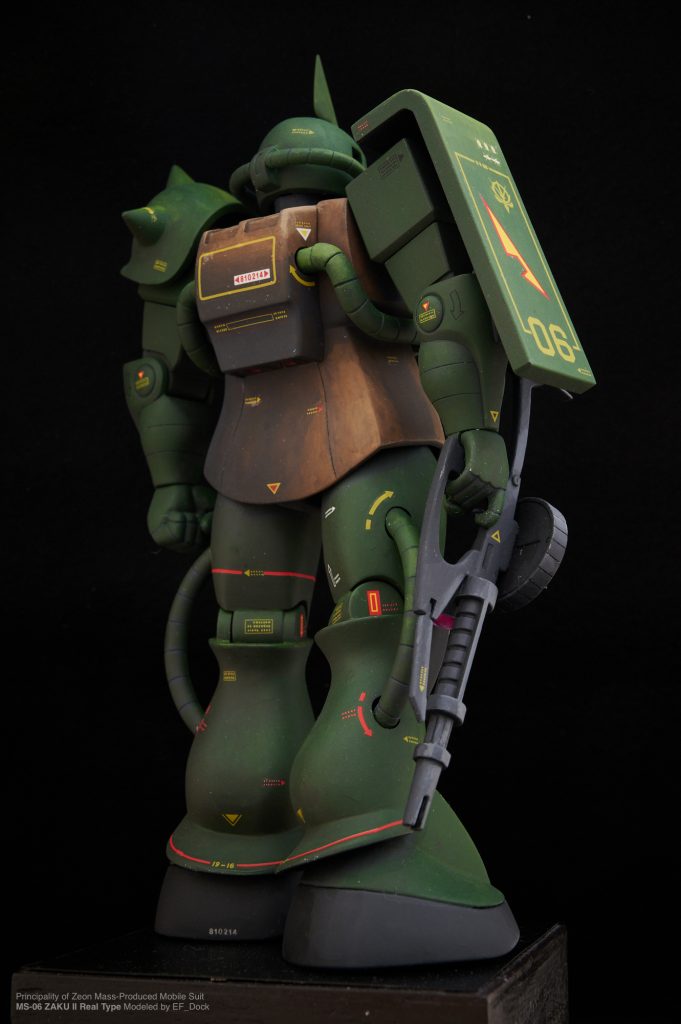 1/100 MS-06 ZAKU REAL TYPE リアルタイプ ザク–9枚目/制作者：EF_Dock