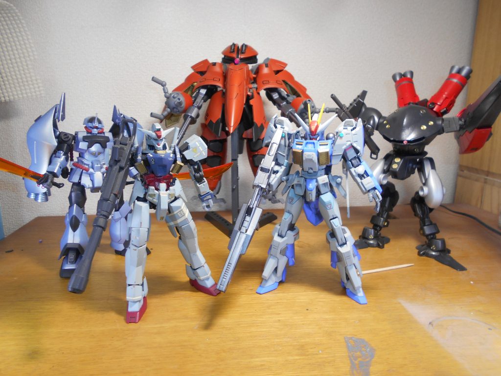 最後までご覧いただきありがとうございます。私のオリジナルガンダムシリーズもとうとう5機目！後はザクやジムなどの量産機ポジションも欲しくなりますね～