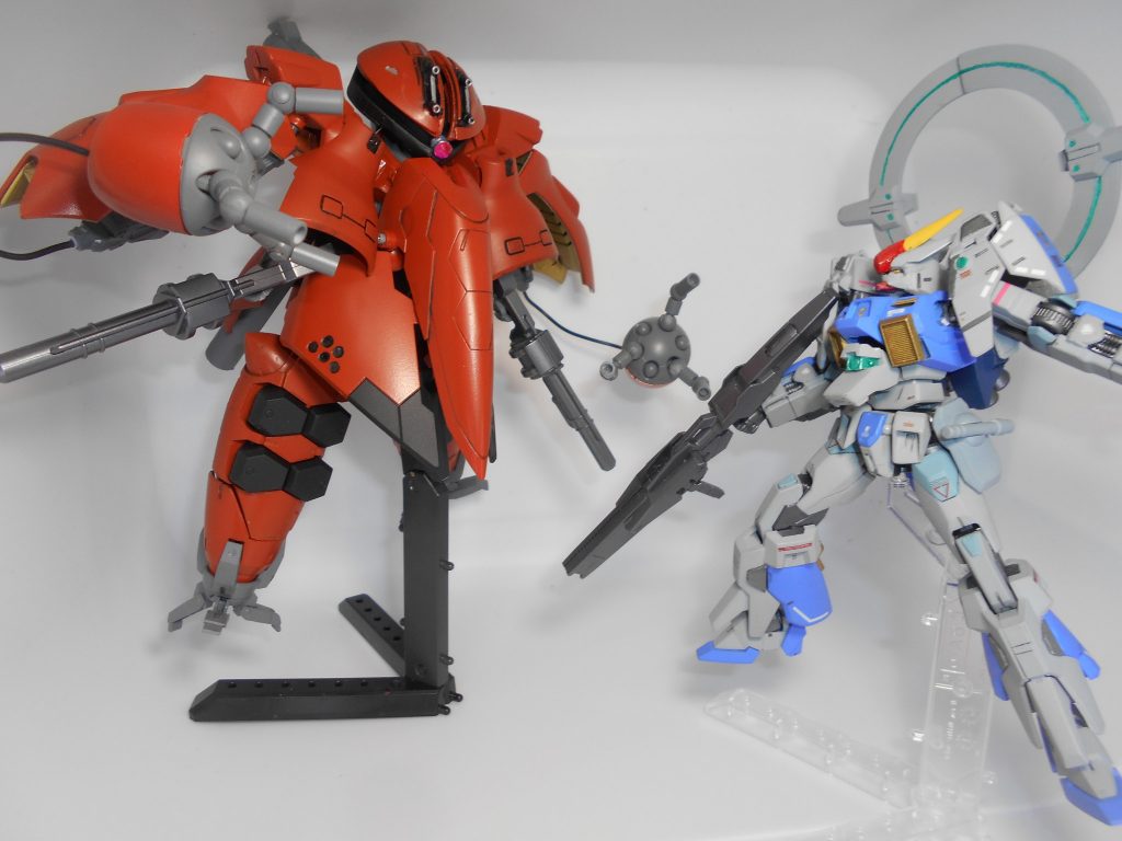 火星軍の最終兵器という設定なので、火星をイメージしたオレンジで塗装しました！