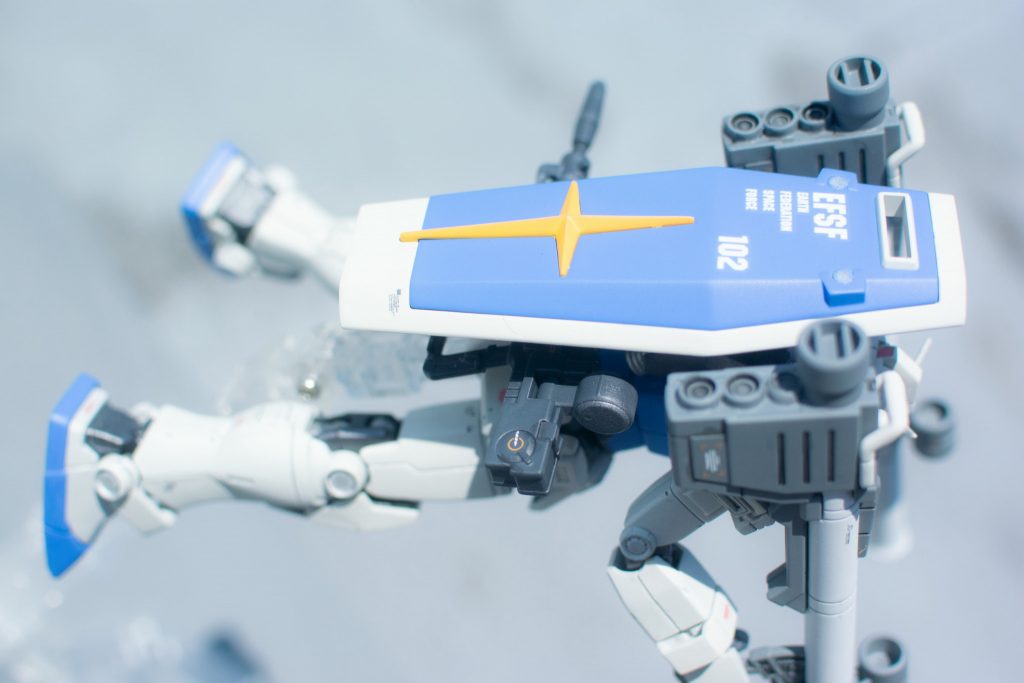 数少ないディティール追加は、ハイパーバズーカの弾表現バーニアディティールで再現