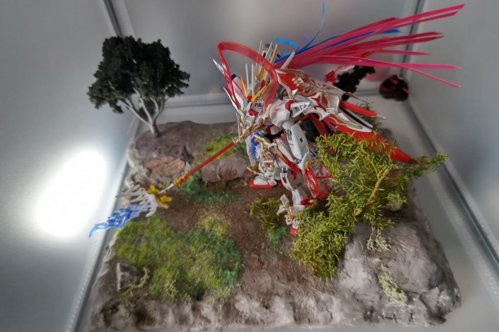 以前作成したジオラマと合わせてみました。