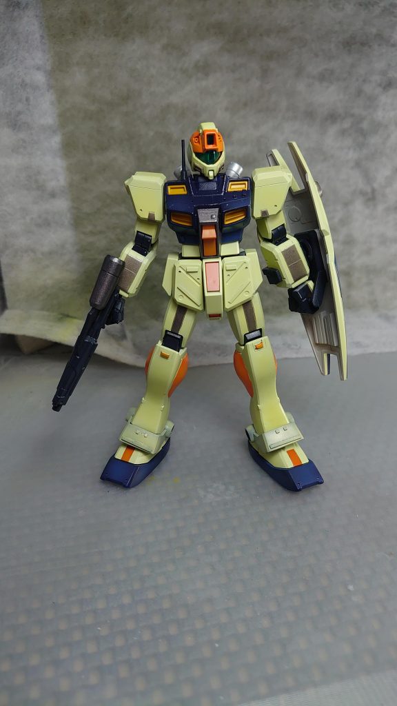 基本塗装後汚し前