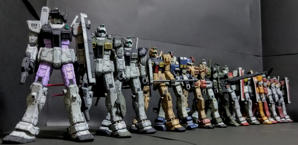 最新のジム3は出張中なので現在15機です😊😊最終的にはどの位になるのかしら🤔