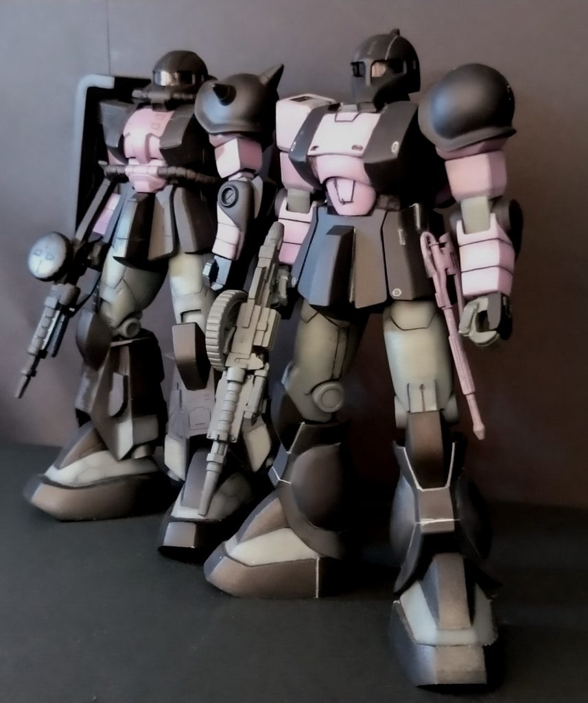 古い物とはいえ当時のできる限りの加工はしてあります😊今後今の作風で別の旧ザクを作る予定です！