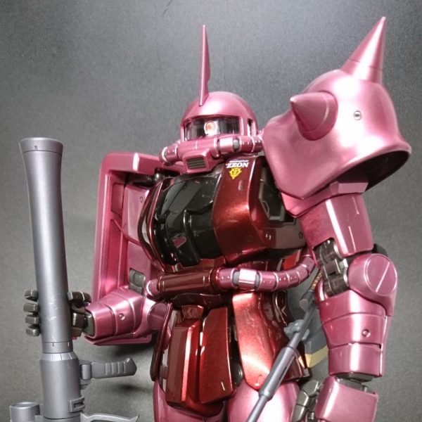 MGシャアザク　メタリック塗装