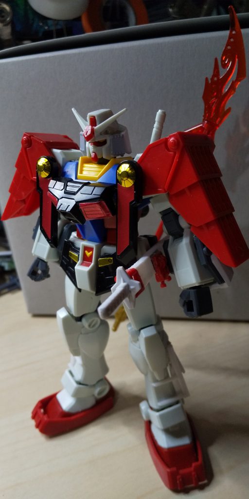 烈火の鎧を切り裂いてぺたぺたと、刀の鞘はスクラッチで、刀自体は、セミスクラッチで