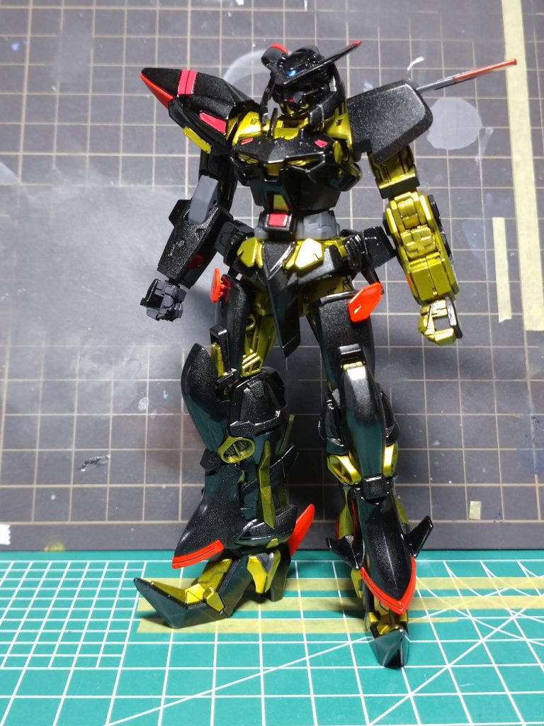 こうじゃ（装甲･･･シルバーサフの上からクリアーブラックを2度重ね塗り）