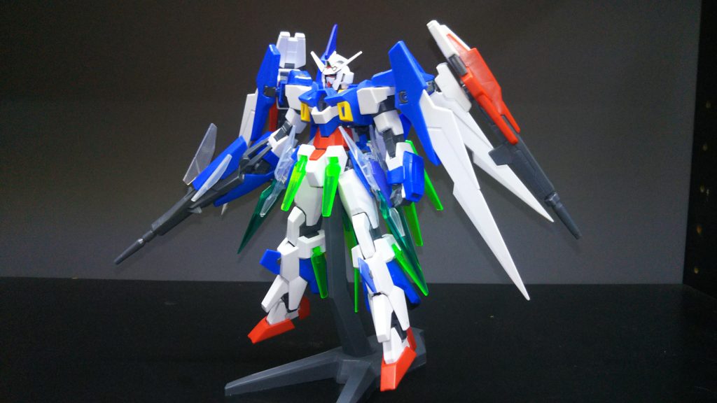 途中経過です。…結構スッキリしててこちらの方が良いか…？(^^;)この頃は肩に直付けしてたので腕が上がりませんでした。