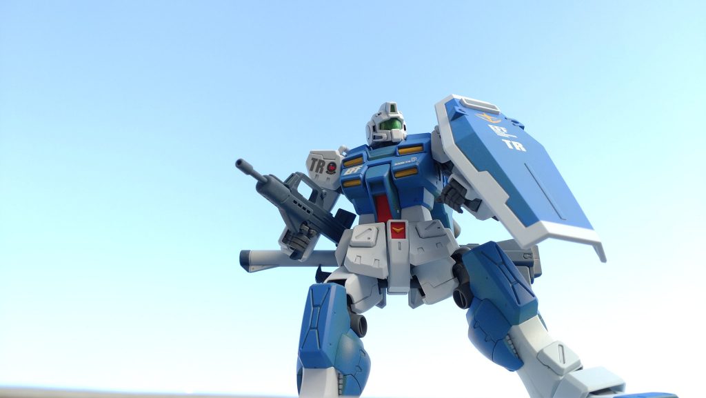 加工前。シールドで敵弾を防ぐイメージです。