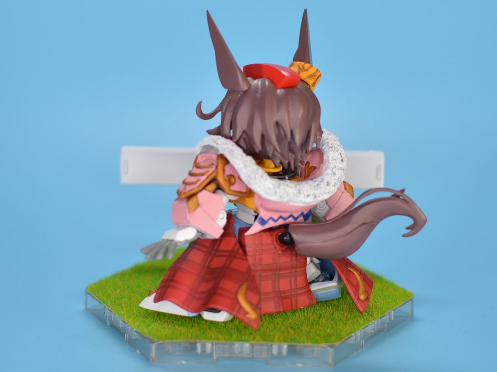 髪の毛や尻尾はこのように作りました。