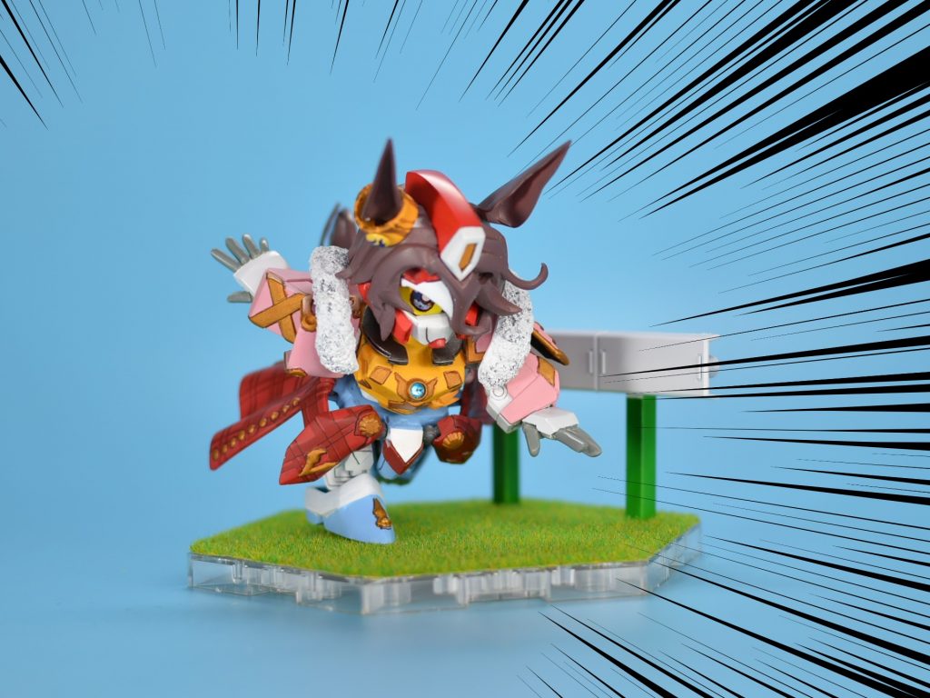 ナリタタイシンガンダム ~ウマSDガンダムデフォルメダービー~–4枚目/制作者:五番らいと