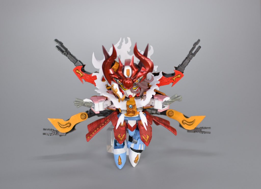 頑駄無阿修羅王の孫要素。鬼舞虎装備形態。