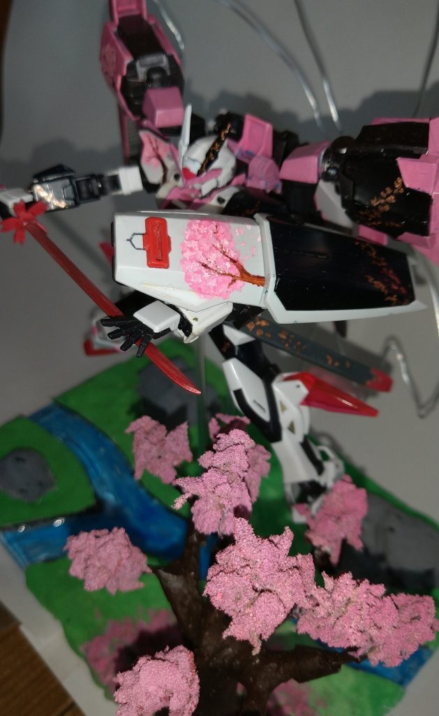 桜の絵も描き直してよりリアルなものに。