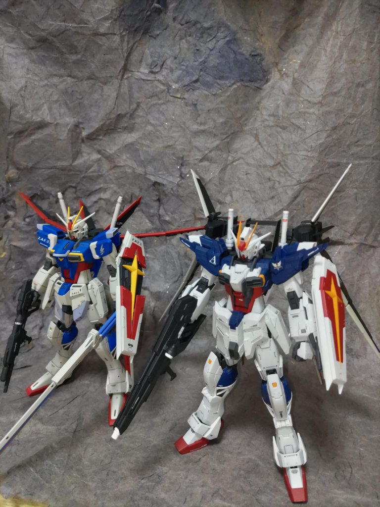 フォースインパルスガンダムとツーショット