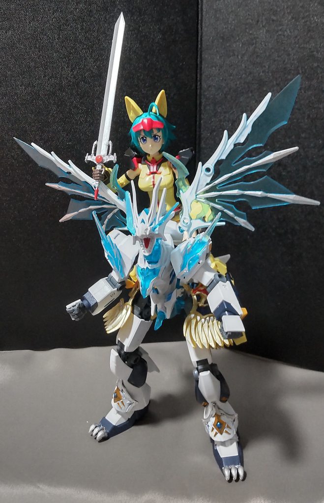 ドラゴンライダー・ナミ参上!必殺、ツインスパイクだ!!……相手は魔龍公ビューネイかな?