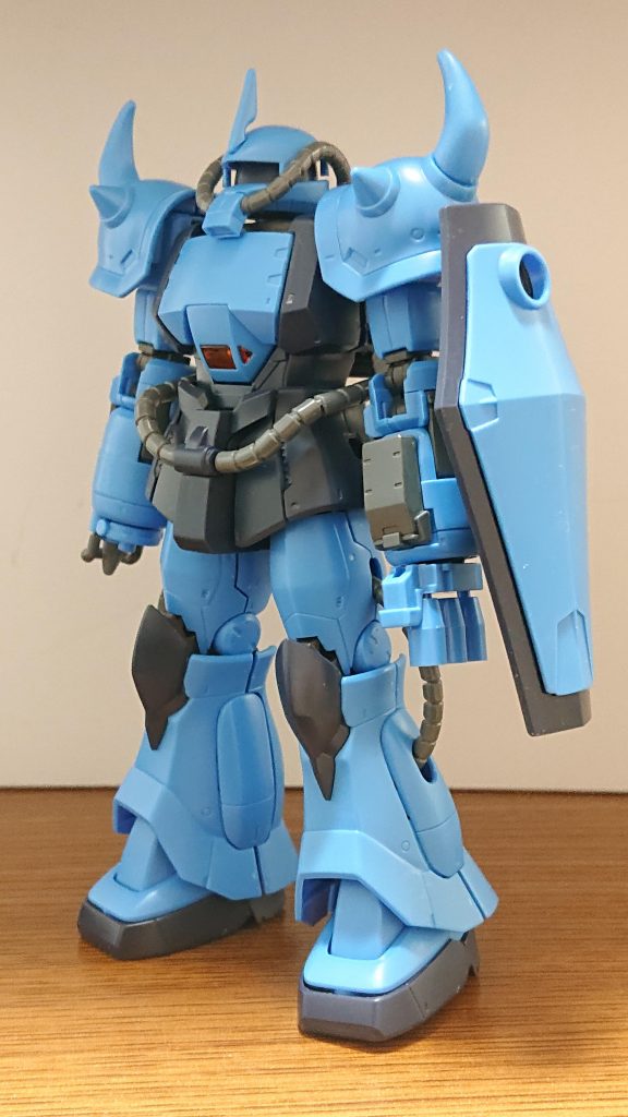 素組の状態です。今後は、このグフを使ってジオラマを製作する予定です。