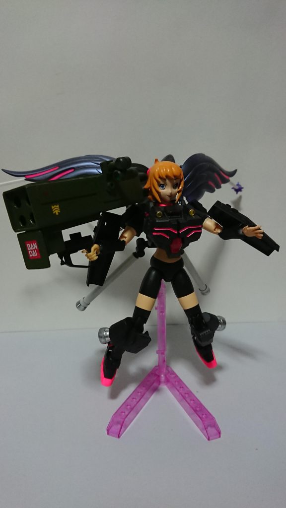 胸部アーマー装着しました。今回のオリ武器ロケットランチャー装備しました。少し画像暗めでした😅