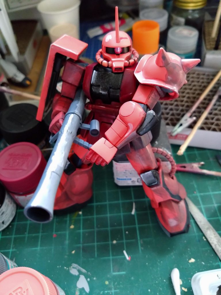 モノアイの塗装はこんなです。