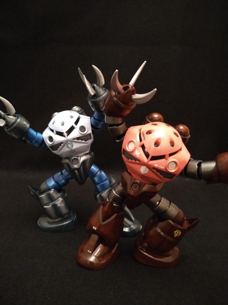 量産型ズゴックと2ショット