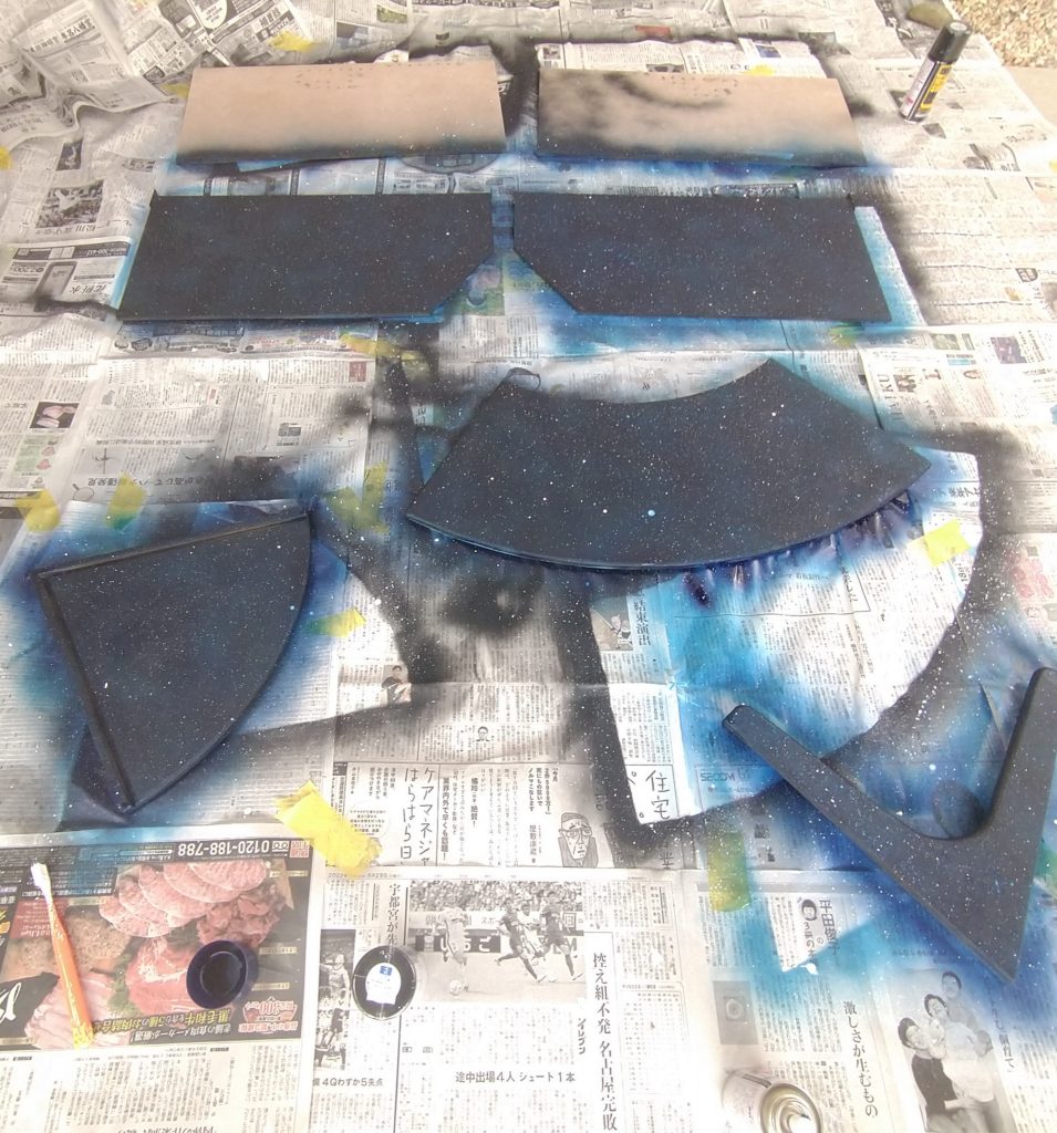 棚は百均とホムセンの素材を組み合わせて安上がりです