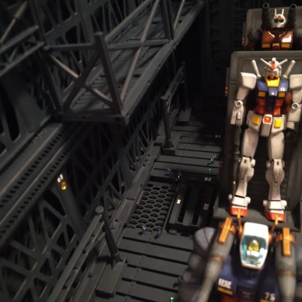 自作！！ガンプラ格納庫withモビルスーツハンガー