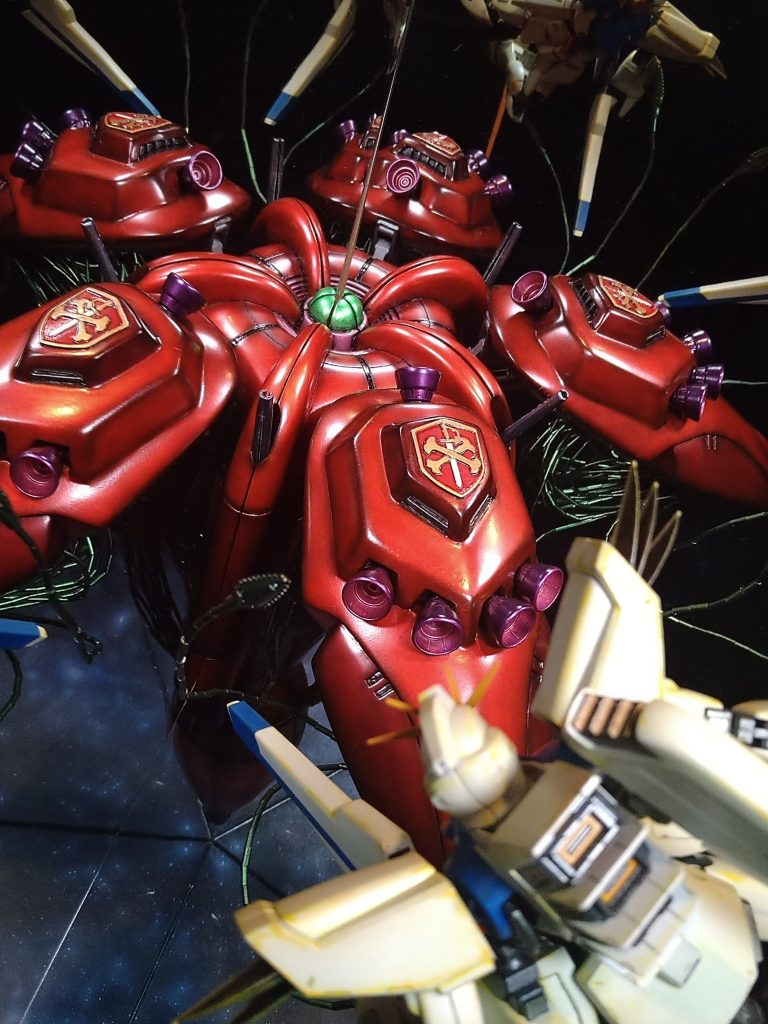 ラフレシアはレッドゴールドの上にクリアリュージュのキャンディー塗装です