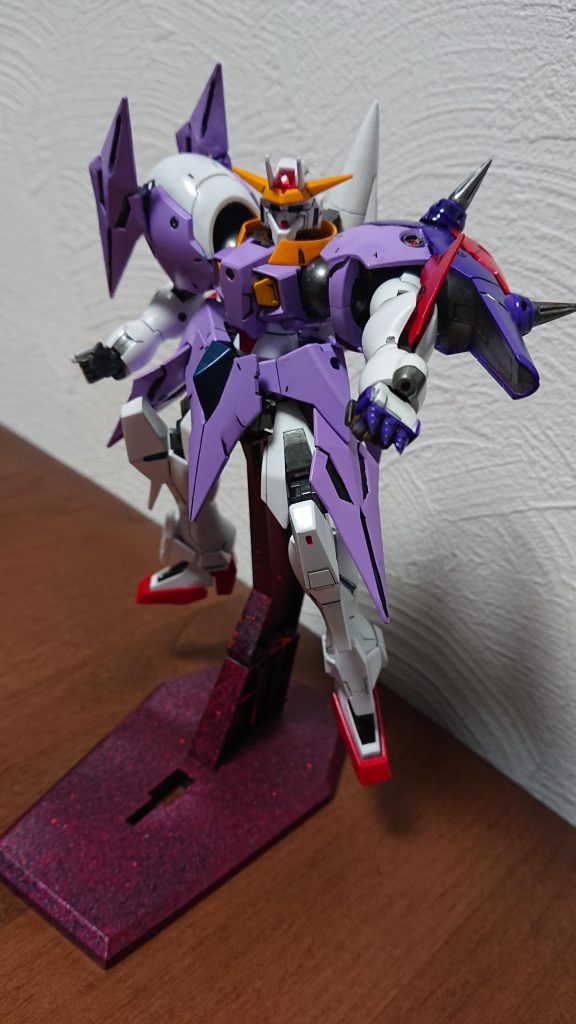 肩も削って可動域も増やしました