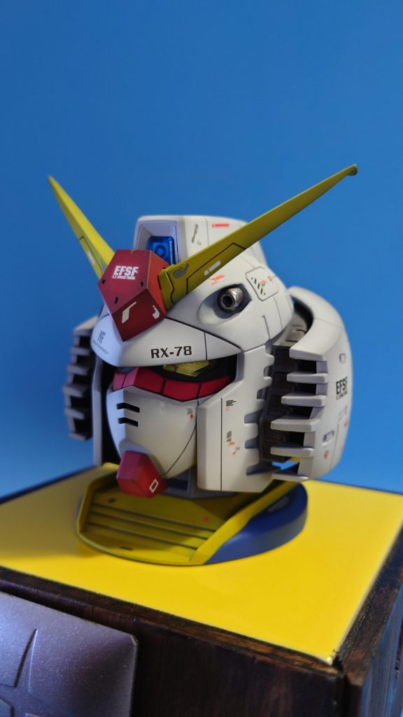 ガンダムヘッド　エクシードモデル–2枚目/制作者：ゲットゴール