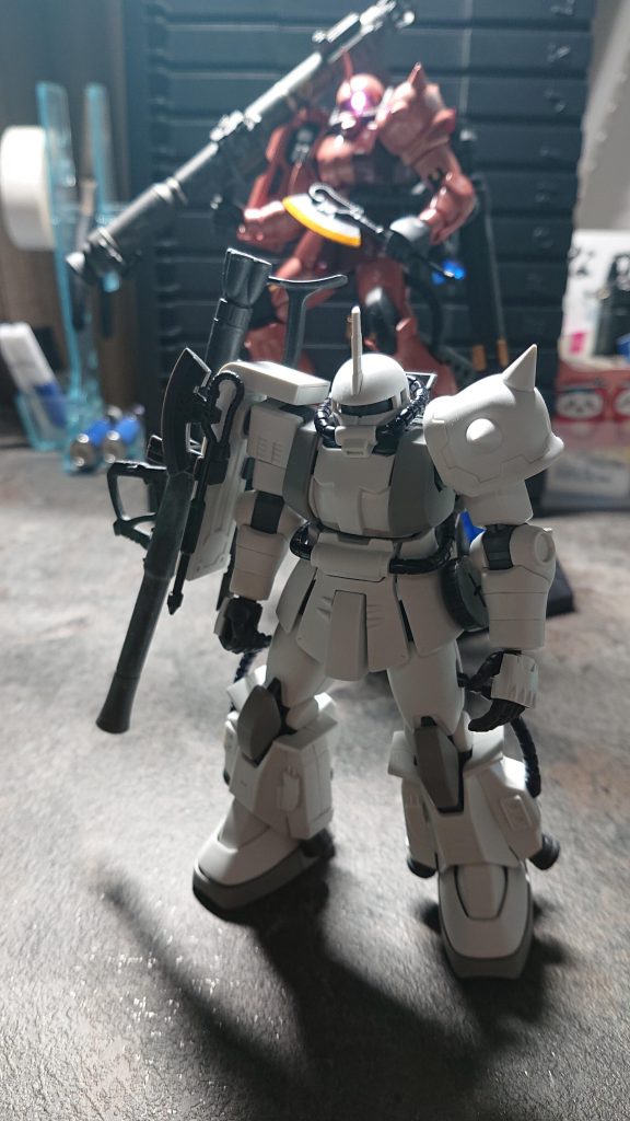 仮組み。この色味もカッコいいんですが、今回は変えていきます🎨