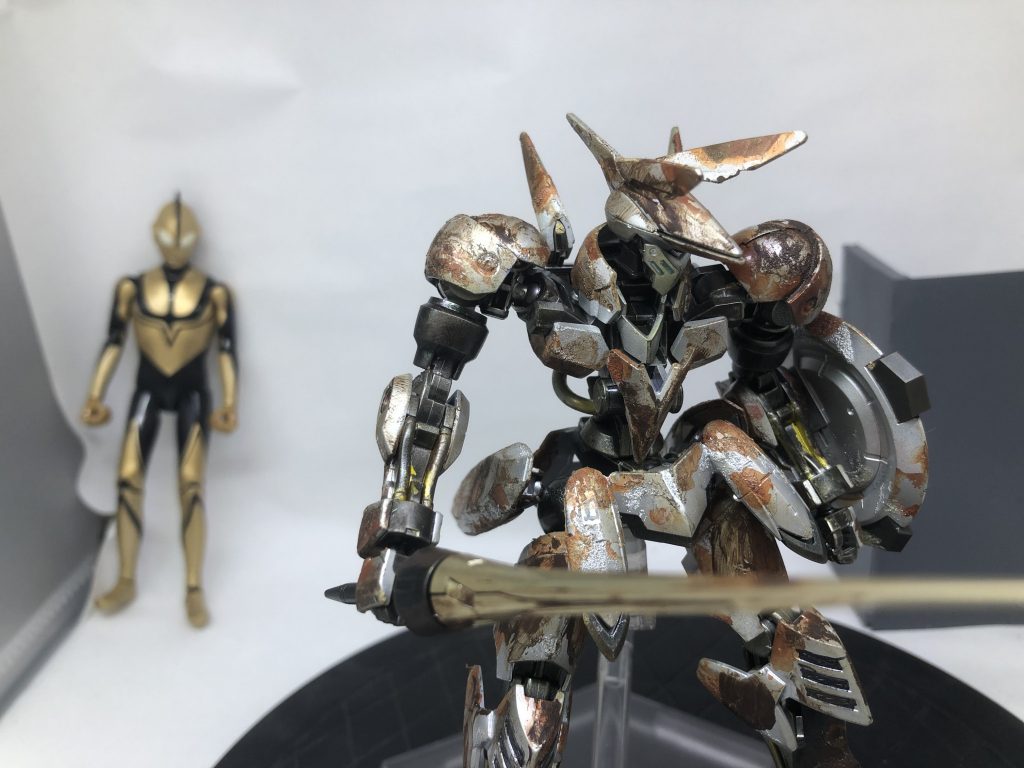 エナメル塗料で汚して完成