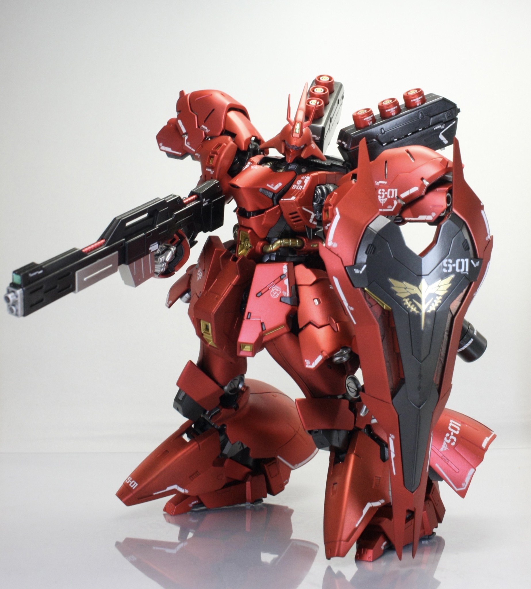 RG サザビー FFキャンディ塗装 完成品 おまけ付(クリアファイル)-