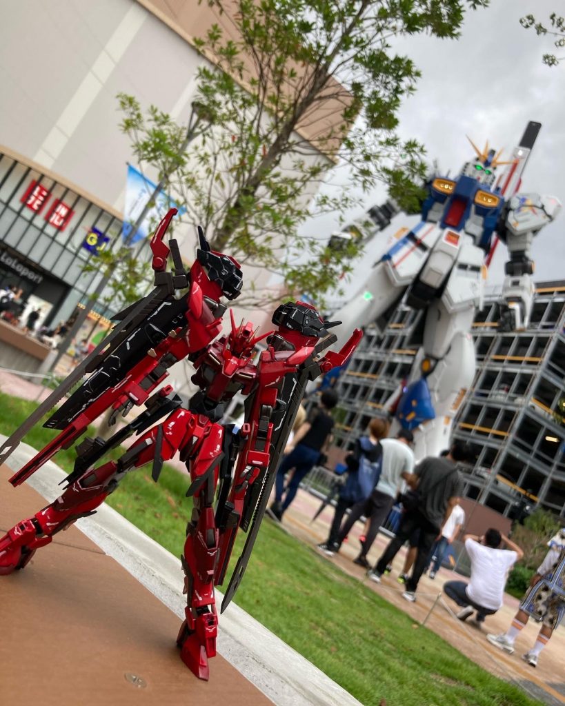 ちなみに福岡νガンダム見に行きました!!めっっちゃかっこ良かったです!!
