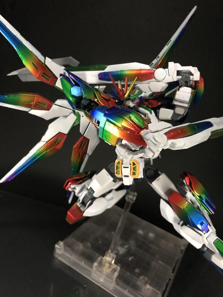 武器持たせるとこんな感じです。とりあえず綺麗なんで何しても絵になるんですよね〜