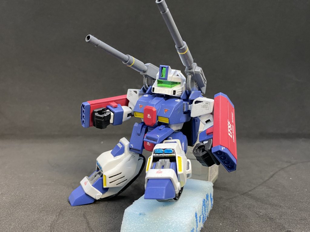 パッケージ風のあのポーズ。