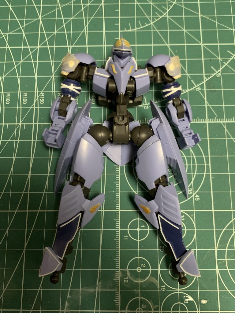 塗装前ですエングレービングはプラ板、プラ棒で