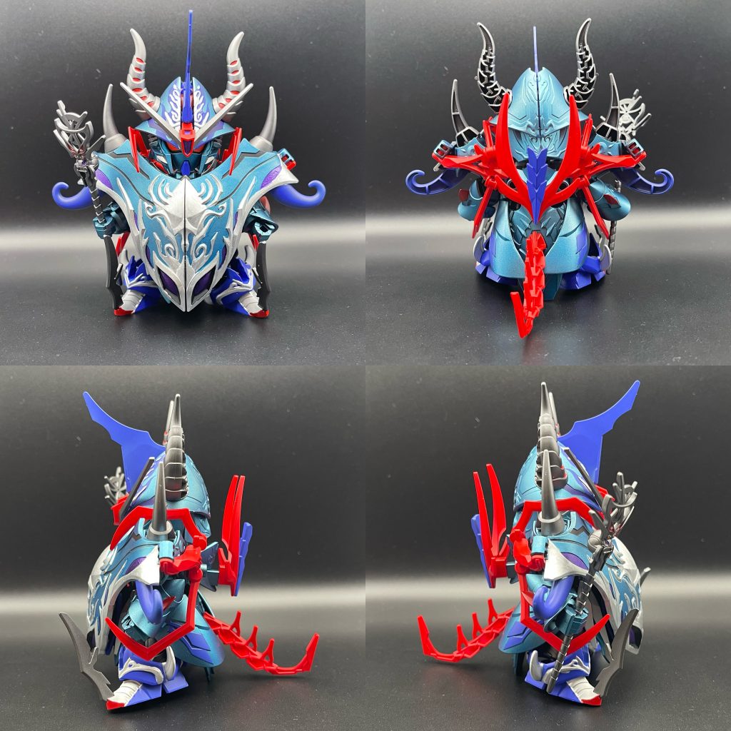 通常形態ウォーロックイージスガンダムのカラーリング変更のみです炎のナイトストライクに対しての氷のウォーロックイージスなイメージです