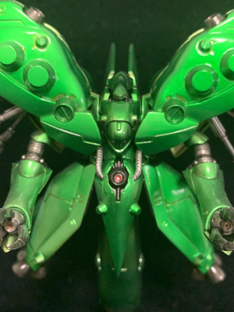 関節がメインアームしかないかなり簡素なキットでしたが、組み上がってみれば、なかなかバランスの良い、見栄えするキットでした。