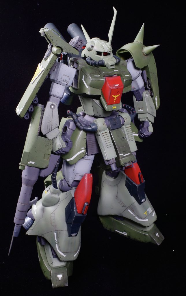 基本塗装後、ウェザリング、フィルタリングを施しました。