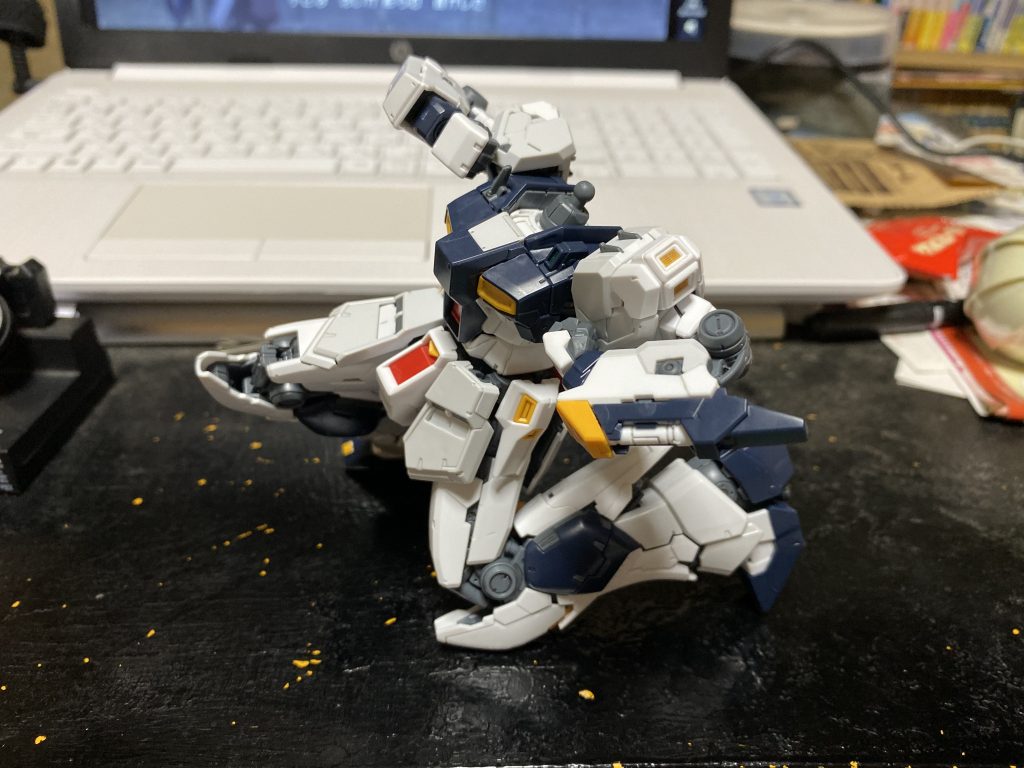 初めてのRGなのでめっちゃ動くなぁとか思いながら組んでた