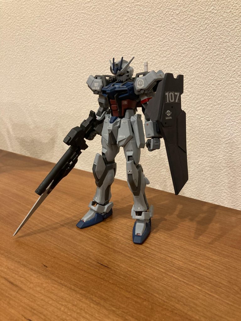 EGストライクガンダム簡単改造–3枚目/制作者：棚からボタぼっち