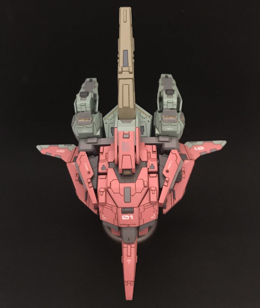 出オチネタってだけじゃ切ないなぁと思い、もしネタが分からなくてもカッコよくて楽しめるネタ作品という方向性を目指しました。もちろん頑張りましたけど今までで1番不安です笑　自分で見すぎてもうよくわかりません(モデラーあるある)